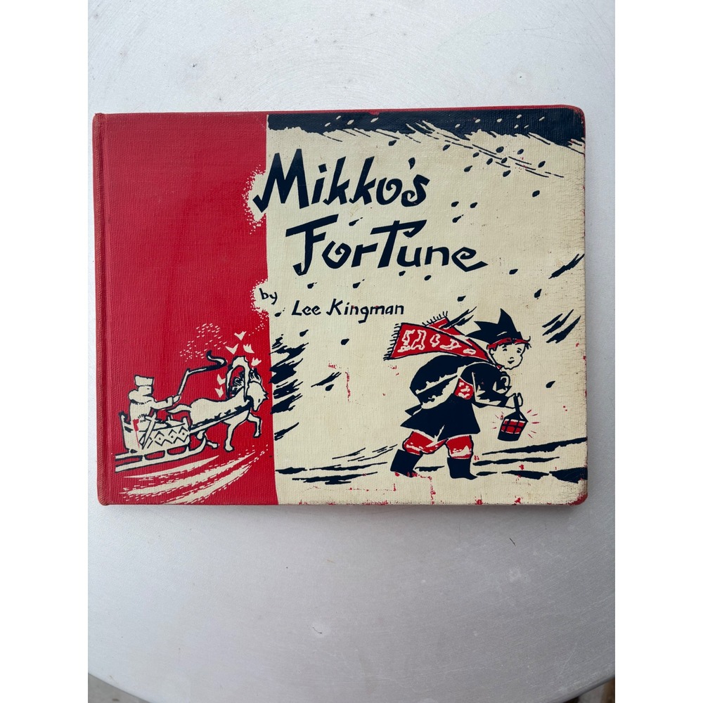 Mikko's Fortune by Lee Kingman Vintage Hardcover Childrens Book Mid-Century MCM